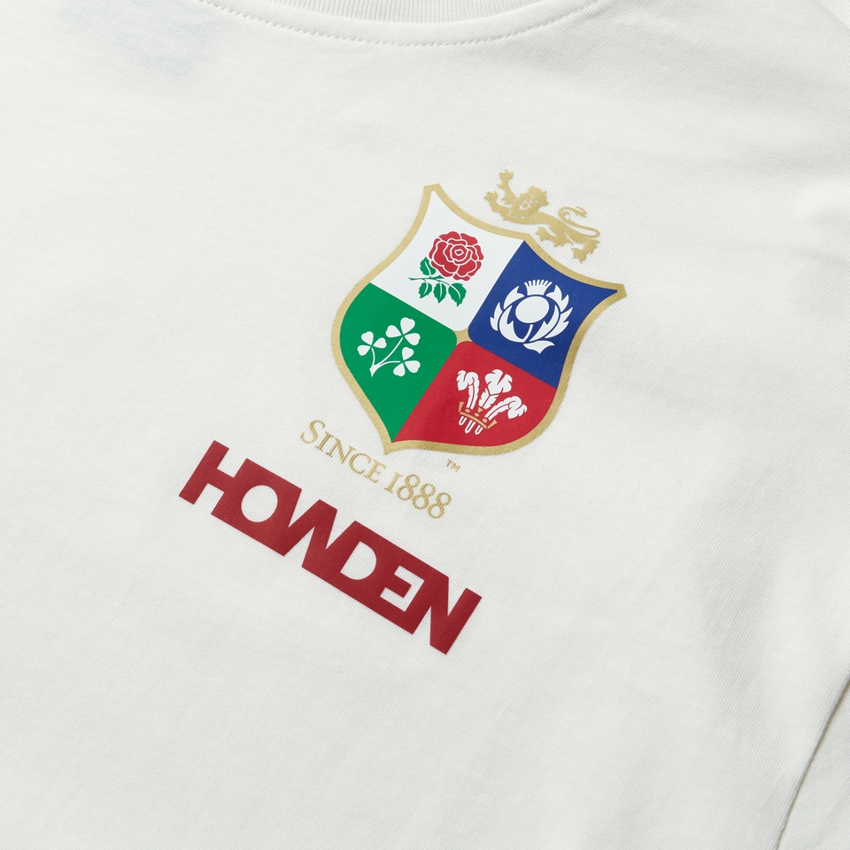 MENS BRITISH & IRISH LIONS COTTON JERSEY TEE CREAM