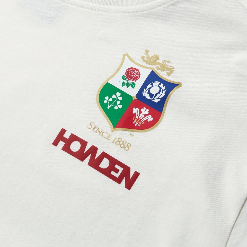 MENS BRITISH & IRISH LIONS CCC COTTON JERSEY T-SHIRT WHITE