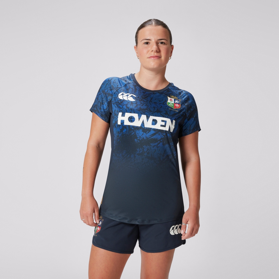 WOMENS BRITISH & IRISH LIONS SUPERLIGHT TEE NAVY