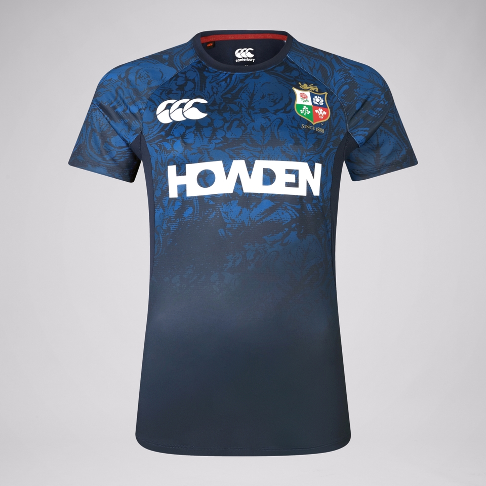 WOMENS BRITISH & IRISH LIONS SUPERLIGHT TEE NAVY