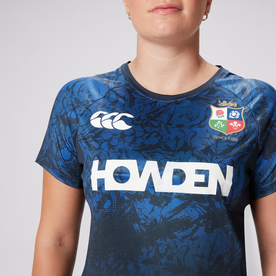 WOMENS BRITISH & IRISH LIONS SUPERLIGHT TEE NAVY