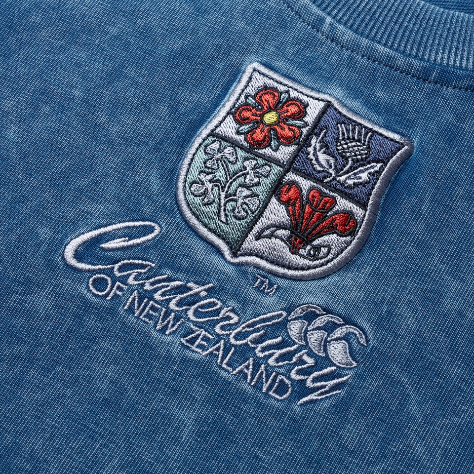 ADULT UNISEX BRITISH & IRISH LIONS CCC HERITAGE TEE NAVY