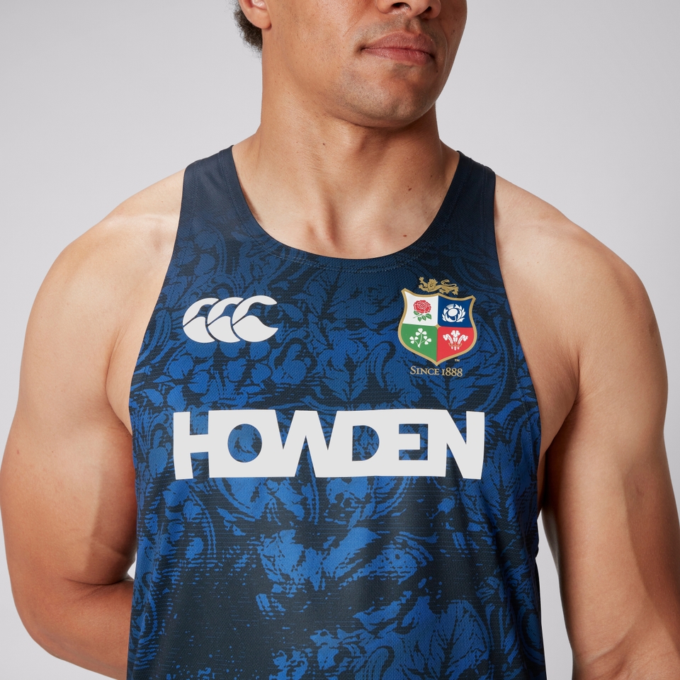 MENS BRITISH & IRISH LIONS SINGLET NAVY