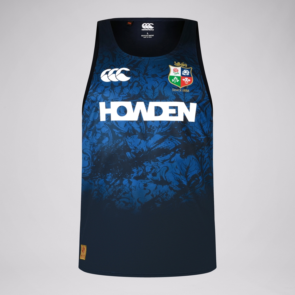 MENS BRITISH & IRISH LIONS SINGLET NAVY