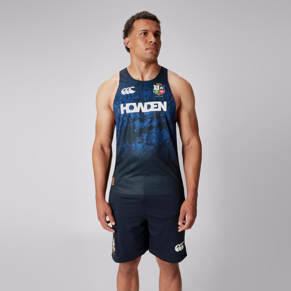 MENS BRITISH & IRISH LIONS SINGLET NAVY