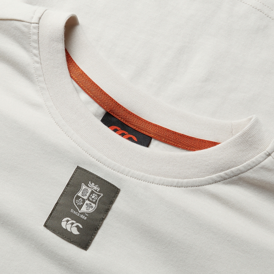 JUNIOR UNISEX BRITISH & IRISH LIONS OUTBACK LONG SLEEVE TEE WHITE