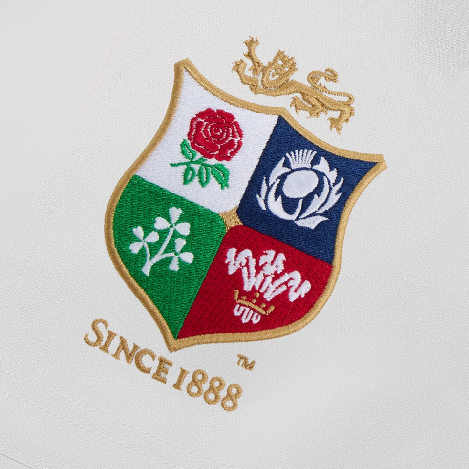 ADULT BRITISH & IRISH LIONS REPLICA MATCH SHORTS OFF WHITE