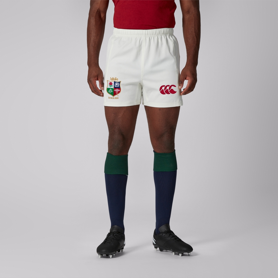ADULT BRITISH & IRISH LIONS REPLICA MATCH SHORTS OFF WHITE