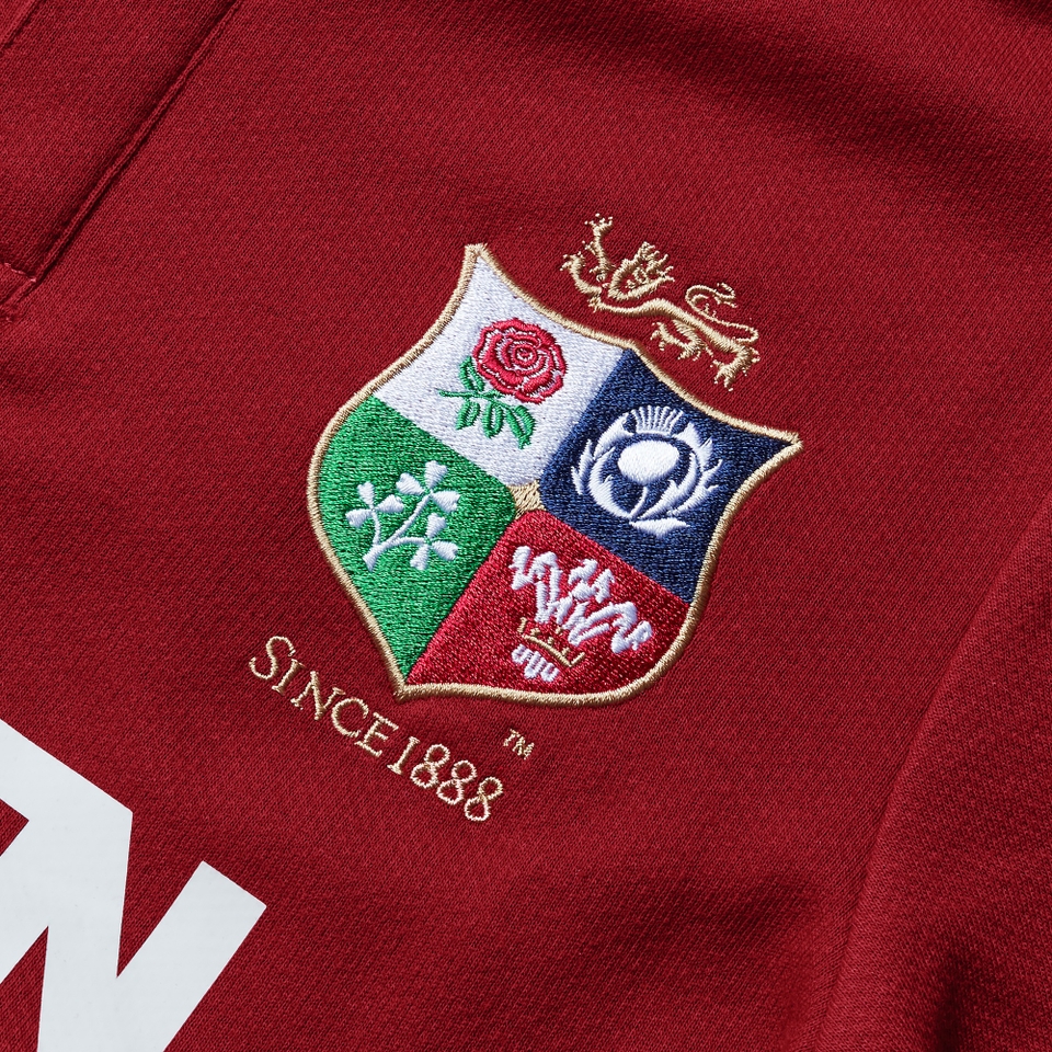 BRITISH & IRISH LIONS CCC SHORT SLEEVE CLASSIC JERSEY RED