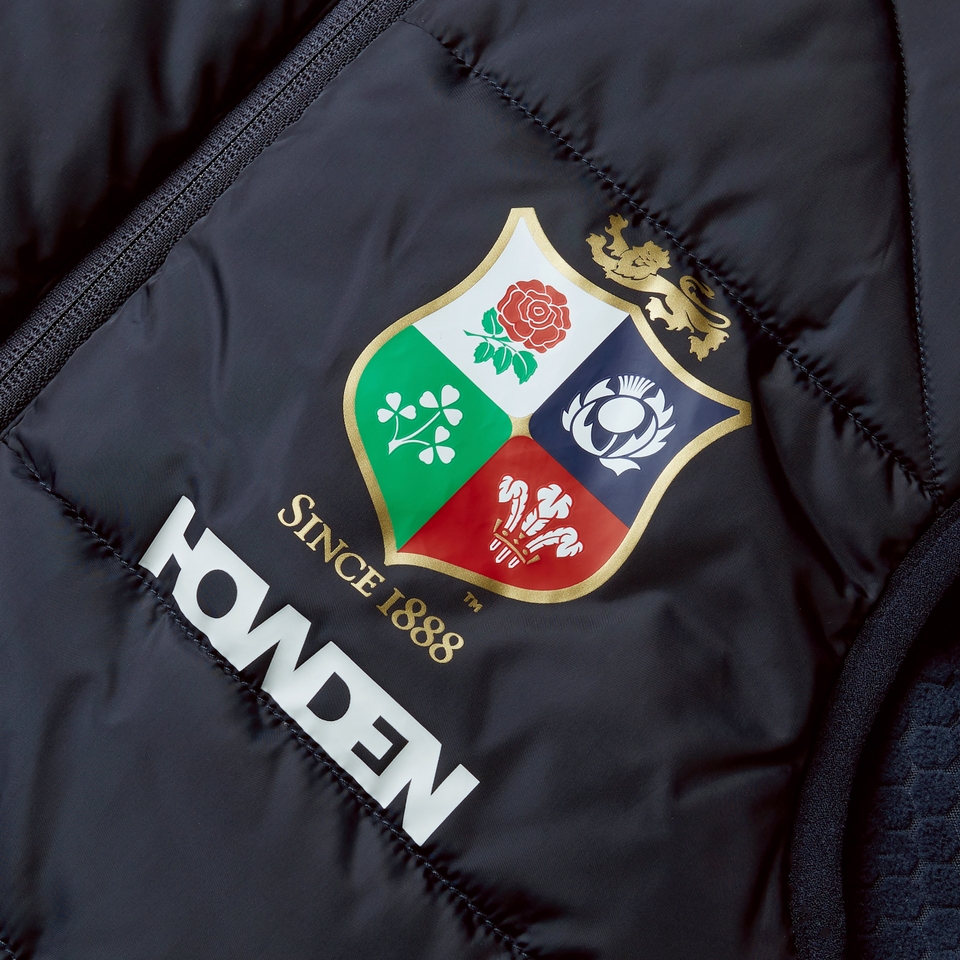 WOMENS BRITISH & IRISH LIONS MICROLIGHT GILET NAVY