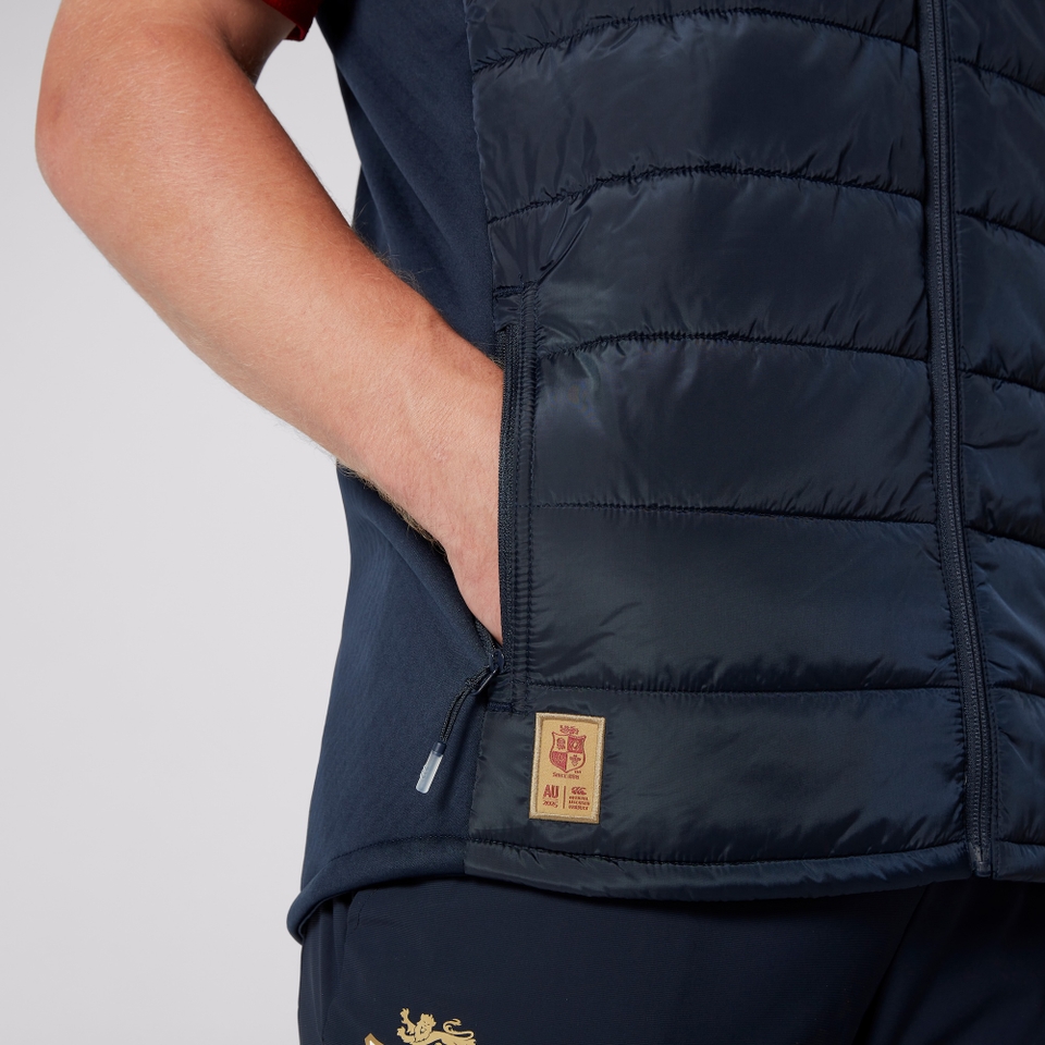 MENS BRITISH & IRISH LIONS CCC GILET BLUE