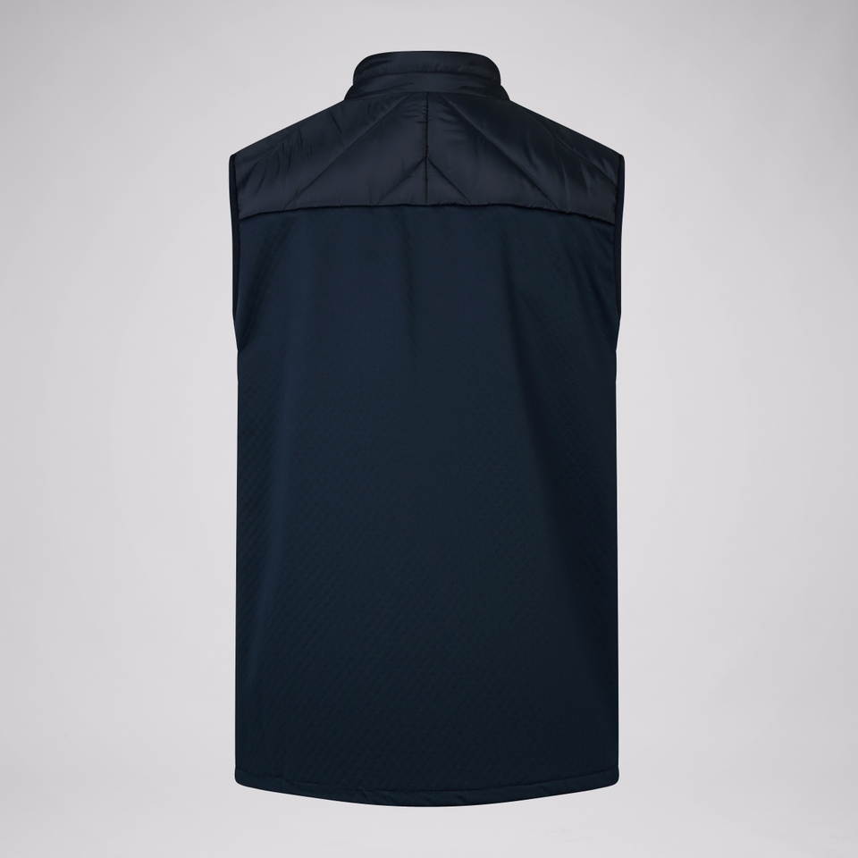 MENS BRITISH & IRISH LIONS MICROLIGHT GILET NAVY