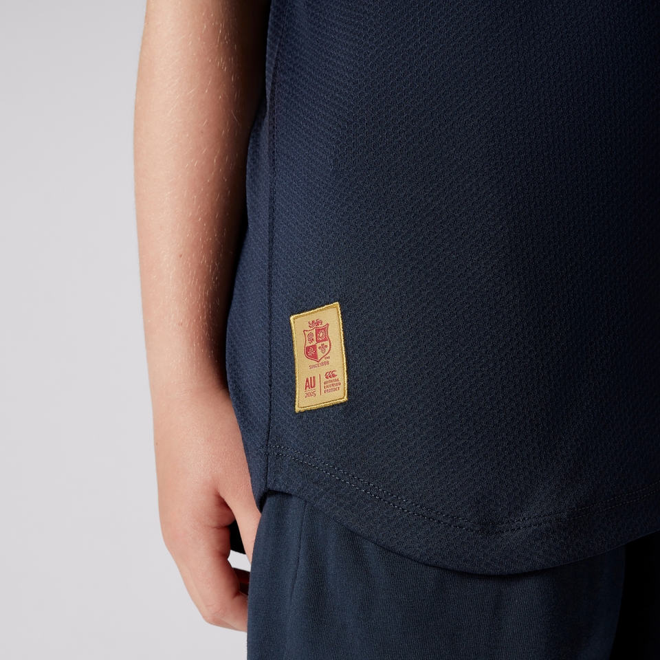 JUNIOR UNISEX BRITISH & IRISH LIONS POLO SHIRT NAVY