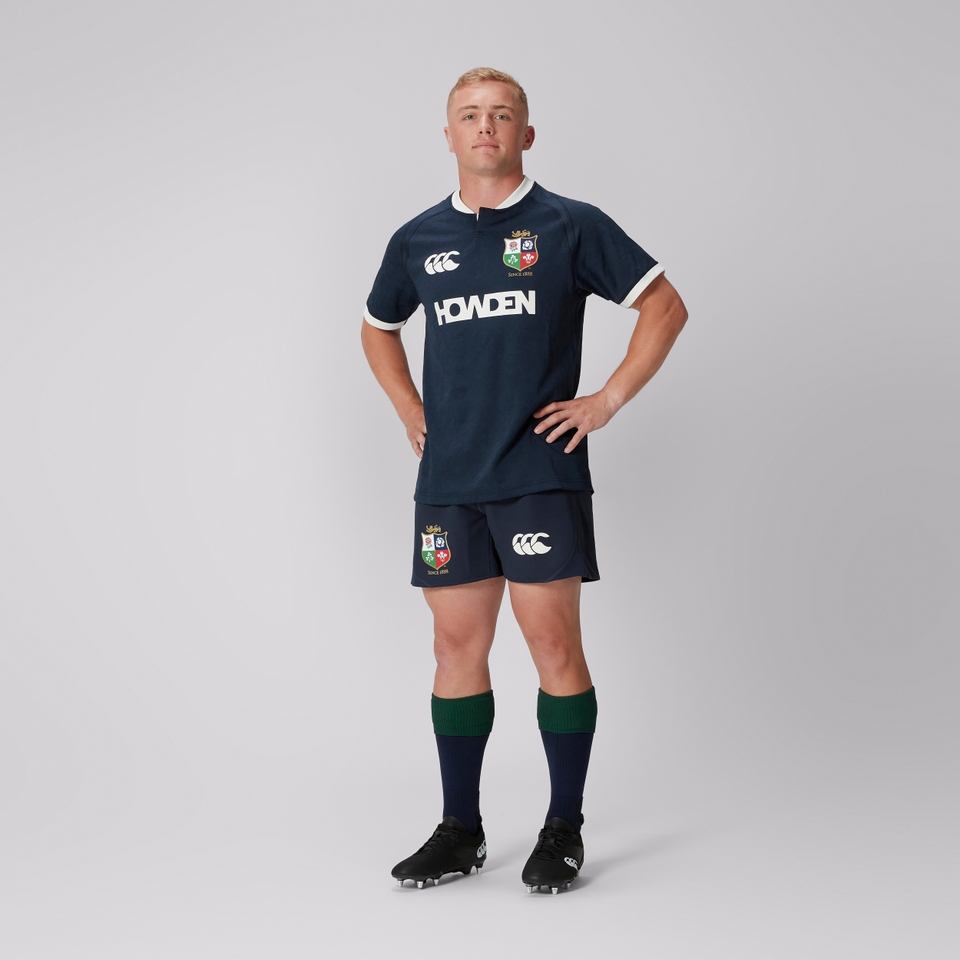 MENS BRITISH & IRISH LIONS PLAYERS TRAINING SHORTS NAVY