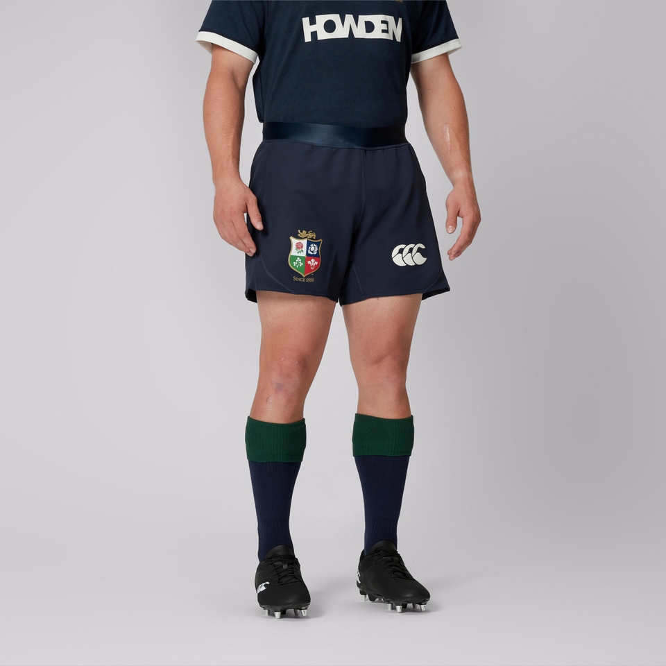 MENS BRITISH & IRISH LIONS PLAYERS TRAINING SHORTS NAVY