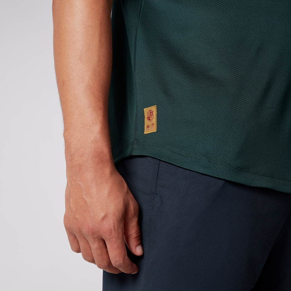 MENS BRITISH & IRISH LIONS POLO SHIRT GREEN