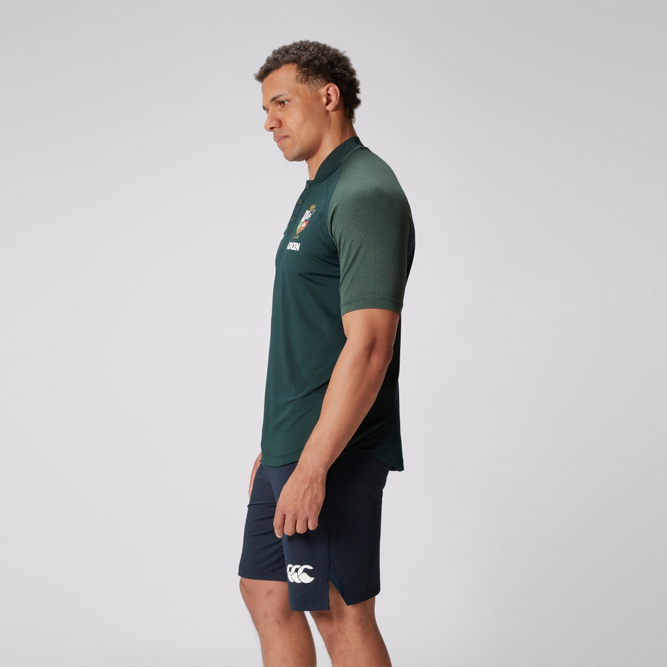 MENS BRITISH & IRISH LIONS POLO SHIRT GREEN