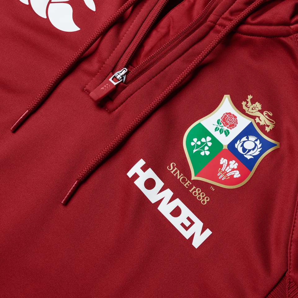 CANTERBURY BIL 1/4 ZIP HOODY W AF RED