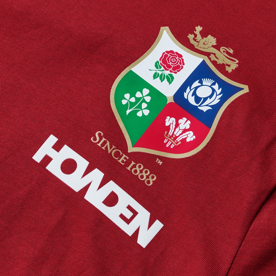 KIDS BRITISH & IRISH LIONS CCC COTTON JERSEY T-SHIRT RED