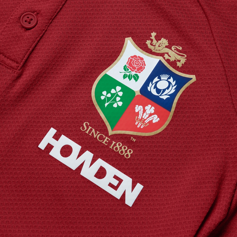 WOMENS BRITISH & IRISH LIONS CCC POLO RED