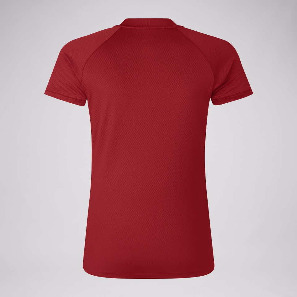 WOMENS BRITISH & IRISH LIONS CCC POLO RED
