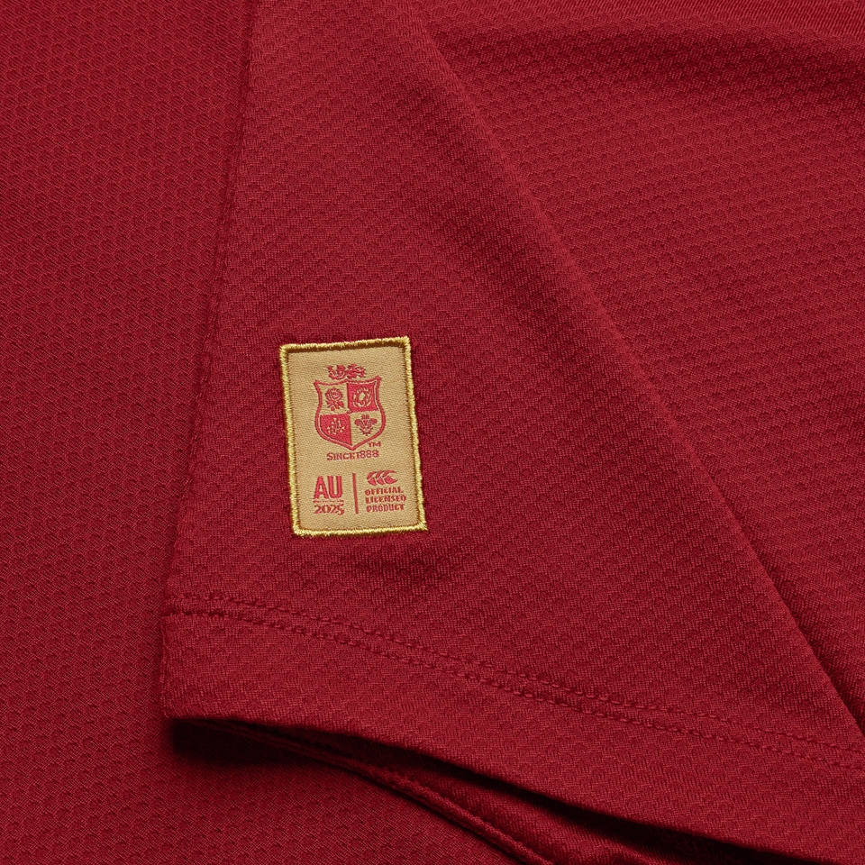 WOMENS BRITISH & IRISH LIONS POLO SHIRT RED