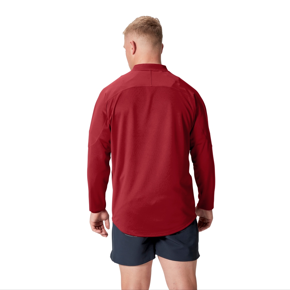 MENS BRITISH & IRISH LIONS DRILL TOP RED