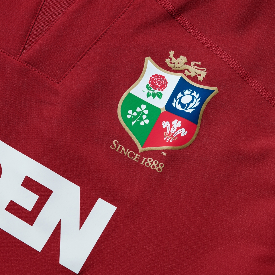 MENS BRITISH & IRISH LIONS DRILL TOP RED