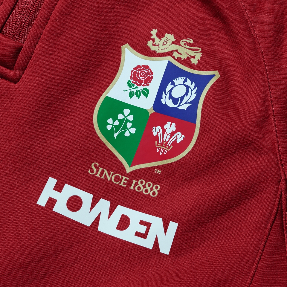 JUNIOR UNISEX BRITISH & IRISH LIONS 1/4 ZIP FLEECE RED
