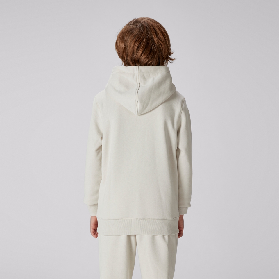 JUNIOR UNISEX BRITISH & IRISH LIONS OUTBACK FLEECE HOODY WHITE