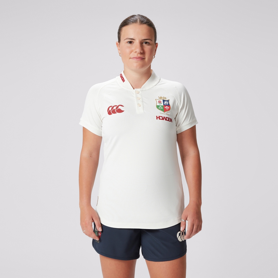 WOMENS BRITISH & IRISH LIONS POLO SHIRT CREAM
