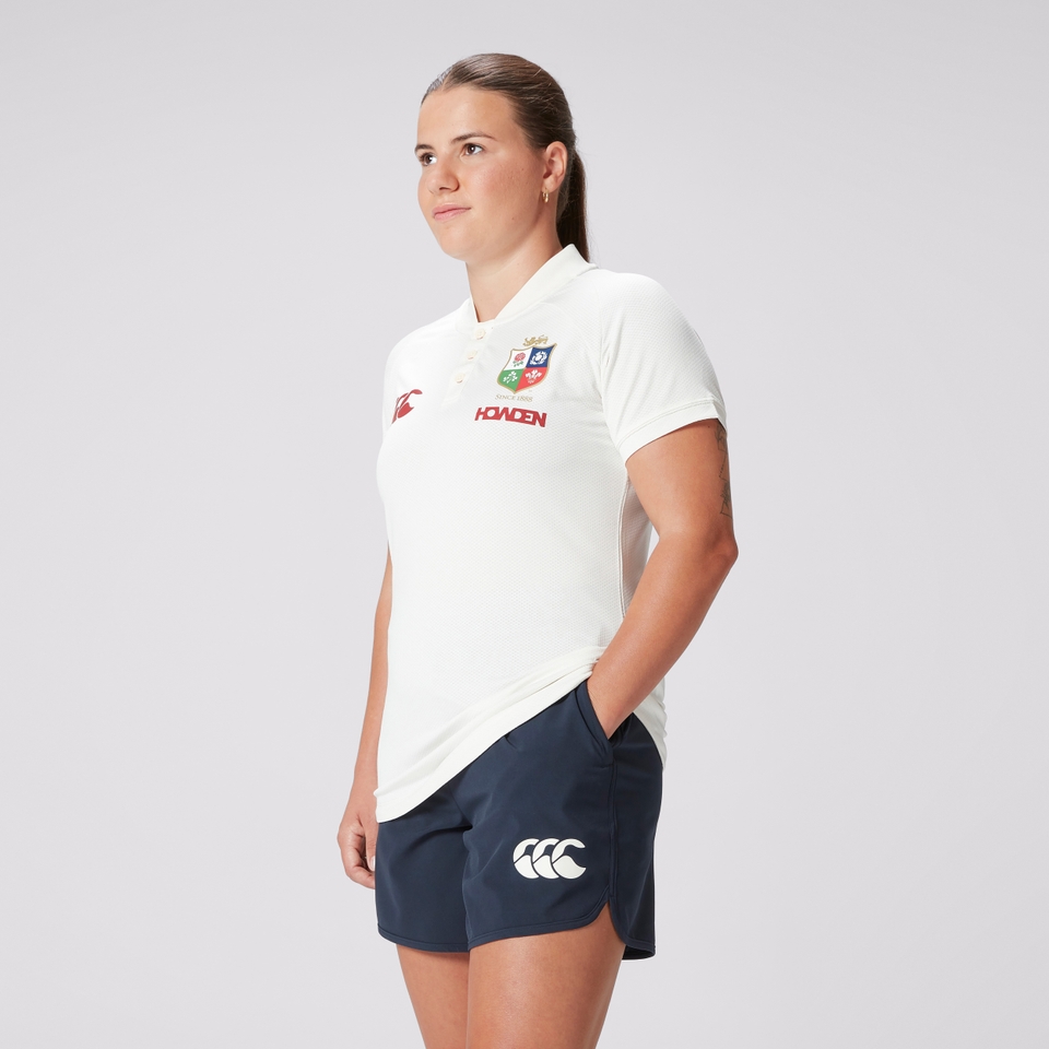 WOMENS BRITISH & IRISH LIONS POLO SHIRT CREAM