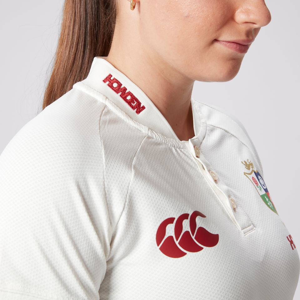 WOMENS BRITISH & IRISH LIONS POLO SHIRT CREAM