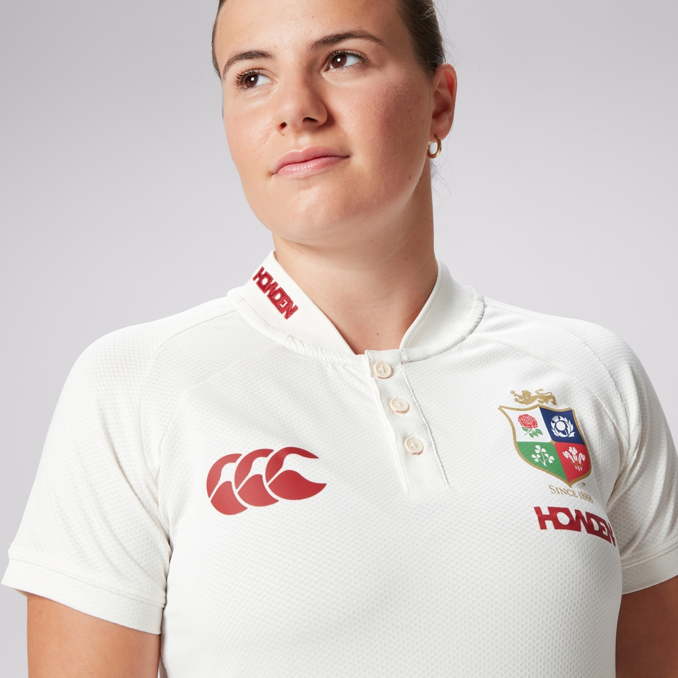 WOMENS BRITISH & IRISH LIONS POLO SHIRT CREAM