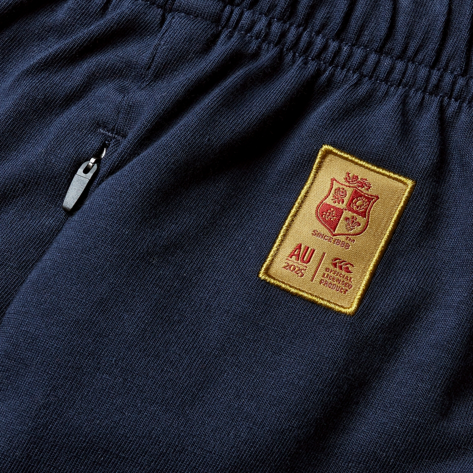 JUNIOR UNISEX BRITISH & IRISH LIONS TRAINING SHORTS NAVY