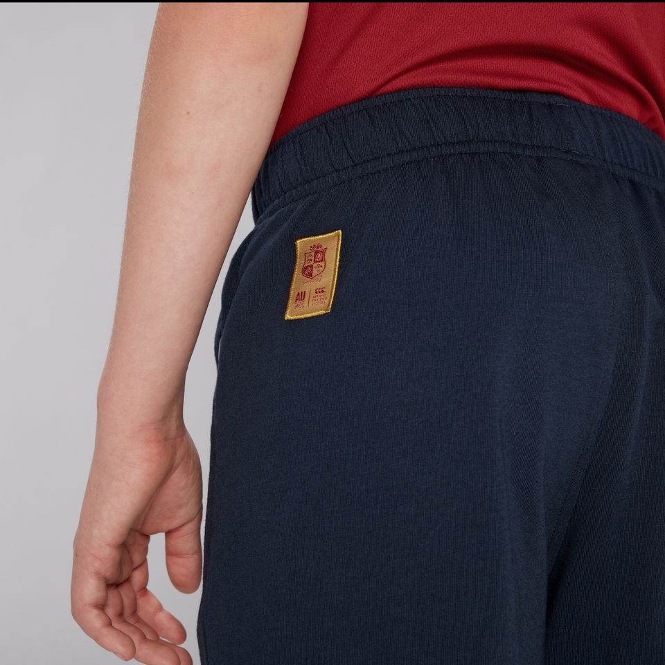 JUNIOR UNISEX BRITISH & IRISH LIONS TRAINING SHORTS NAVY