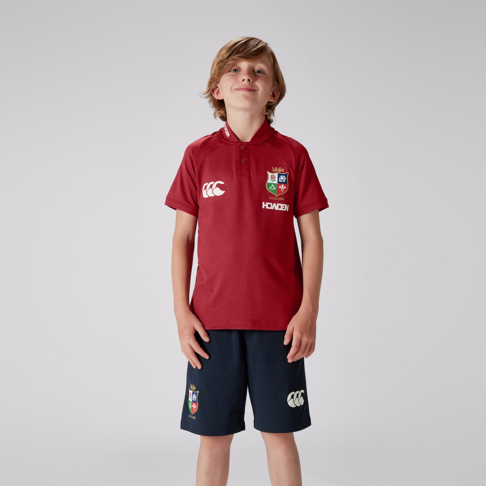KIDS BRITISH & IRISH LIONS CCC POLO RED