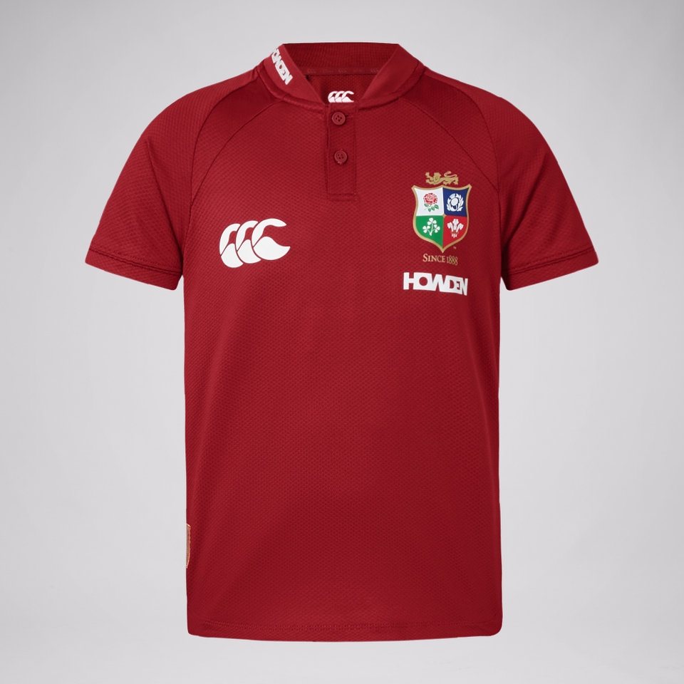 KIDS BRITISH & IRISH LIONS CCC POLO RED