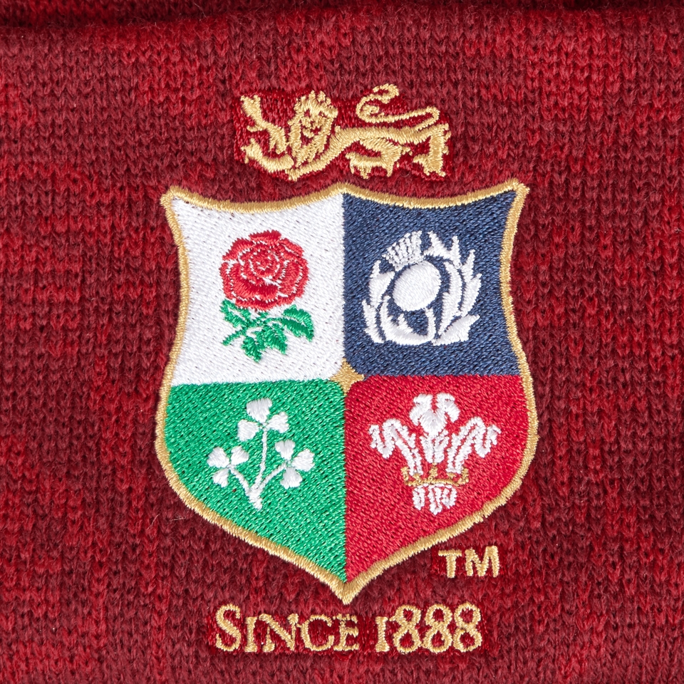 BRITISH & IRISH LIONS CCC BOBBLE HAT RED