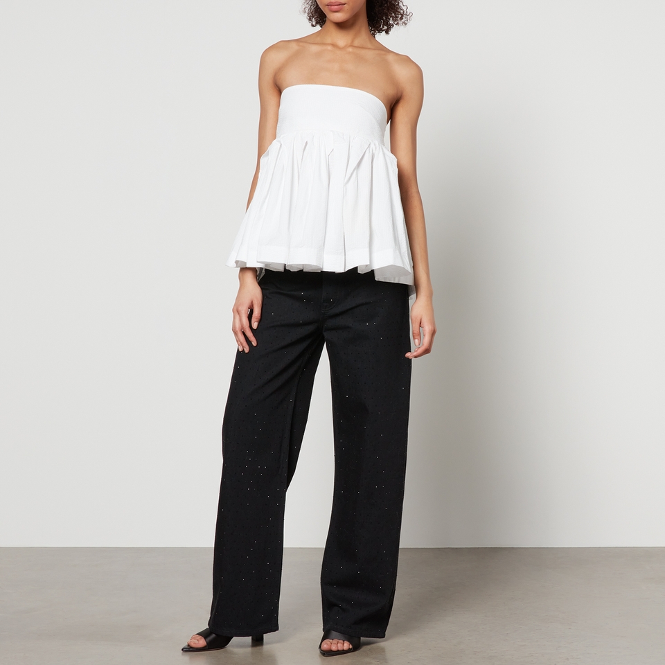 【MARQUES' ALMEIDA】cotton-seersucker ミニ シャツ ドレス 15053428-1645128681281372.jpg