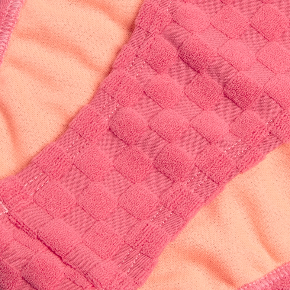 Scoop en tissu éponge Flu3nte pour femmes, rose