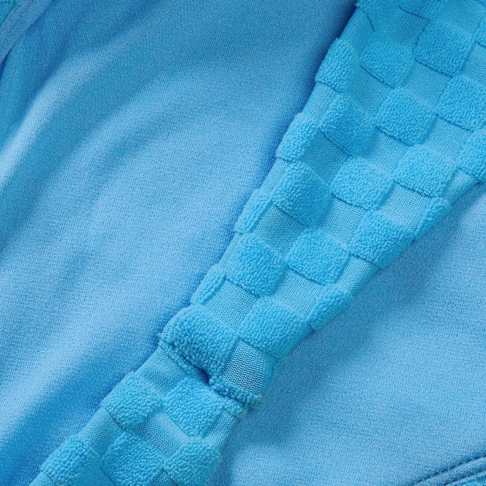 Blauer FLU3NTE asymmetrischer Badeanzug mit Cut-Out