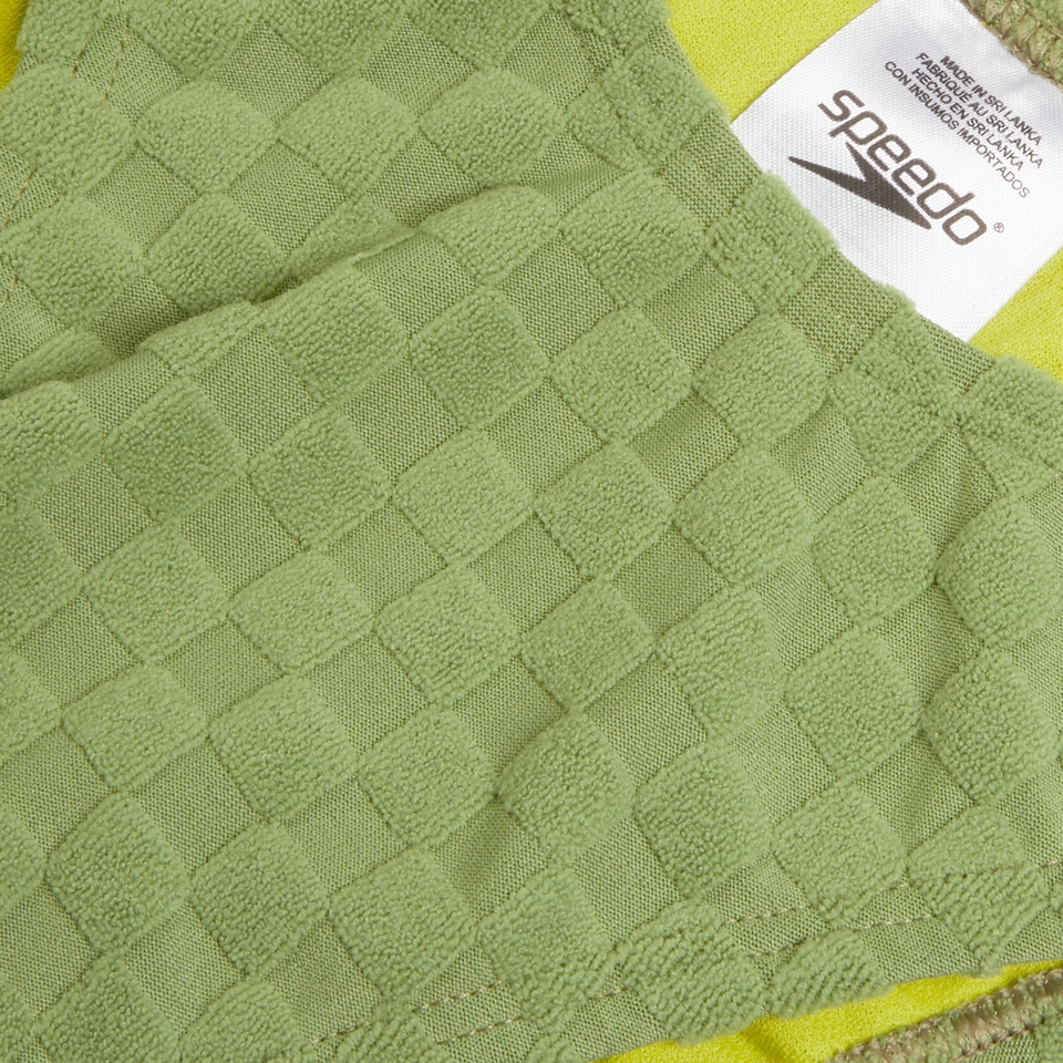 FLU3NTE Terry Scoope Bikini Bottom Green