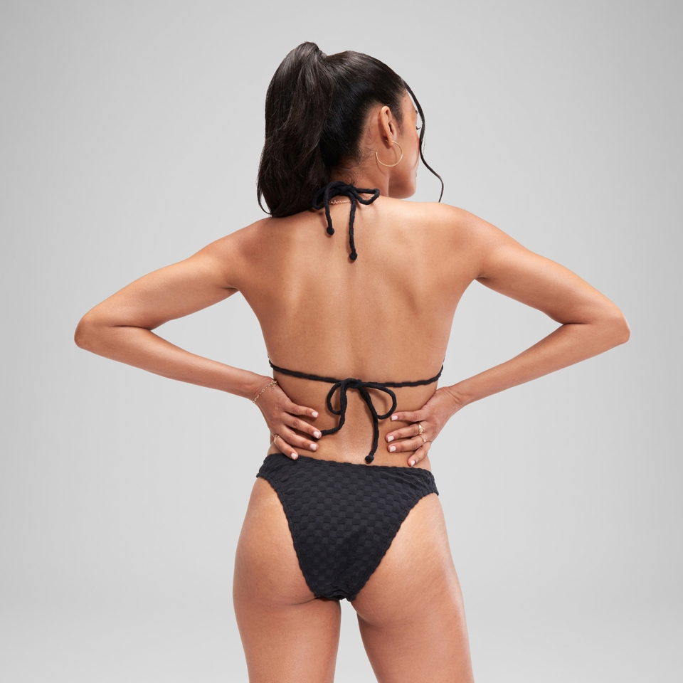 Scoop en tissu éponge Flu3nte pour femmes, noir