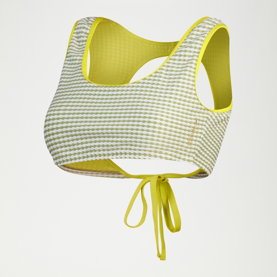 Women's Flu3nte Gingham Crop Top Green