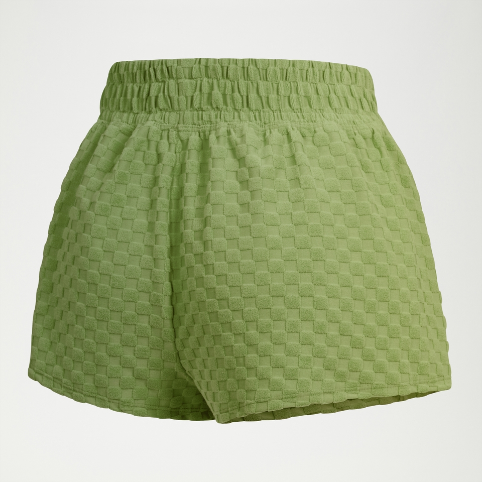 Short en tissu éponge Flu3nte pour femmes, vert