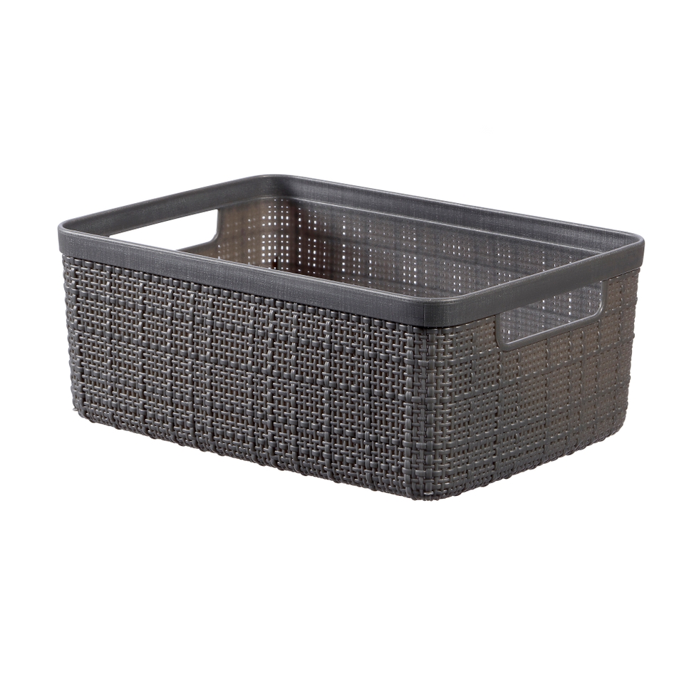 Curver Small Jute Basket - 5L - Grey