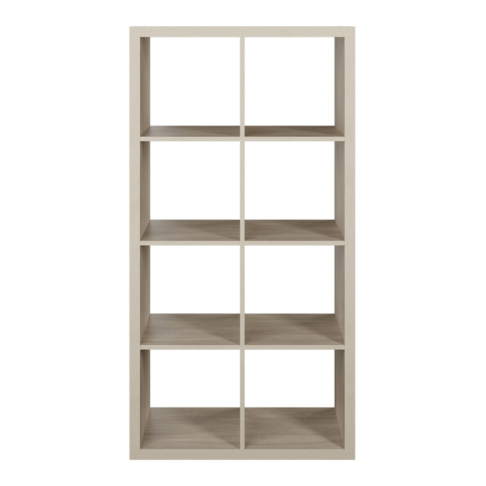 Clever Cube 2x4 Storage Unit Light Oak Homebase