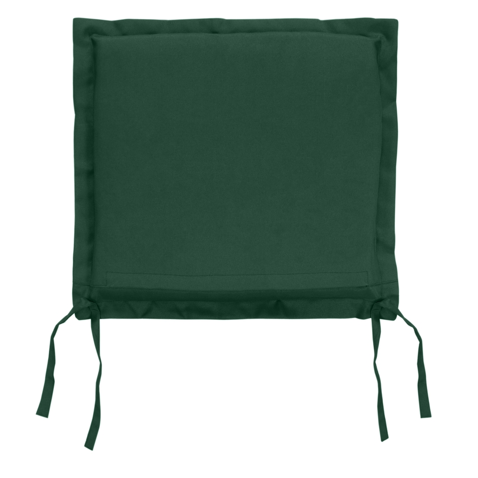 Dark Green Foliage Outdoor Garden Seat Pads - Pack of 2