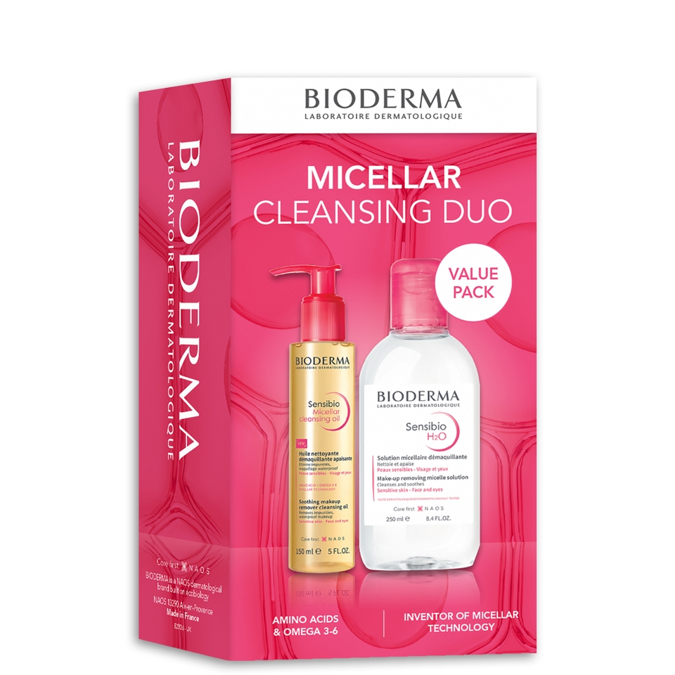 Bioderma Exclusive Sensibio Cleansing Oil and H2O Duo